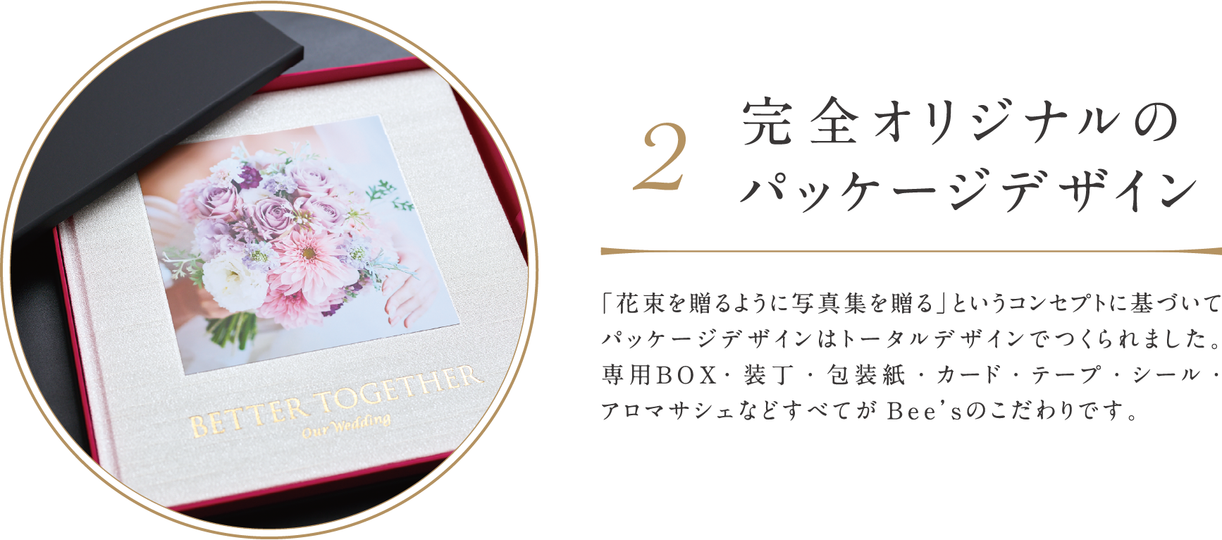 完全オリジナルのパッケージデザイン